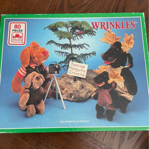Vintage Ganz Wrinkle Dog 1982 90 Piece  Puzzle